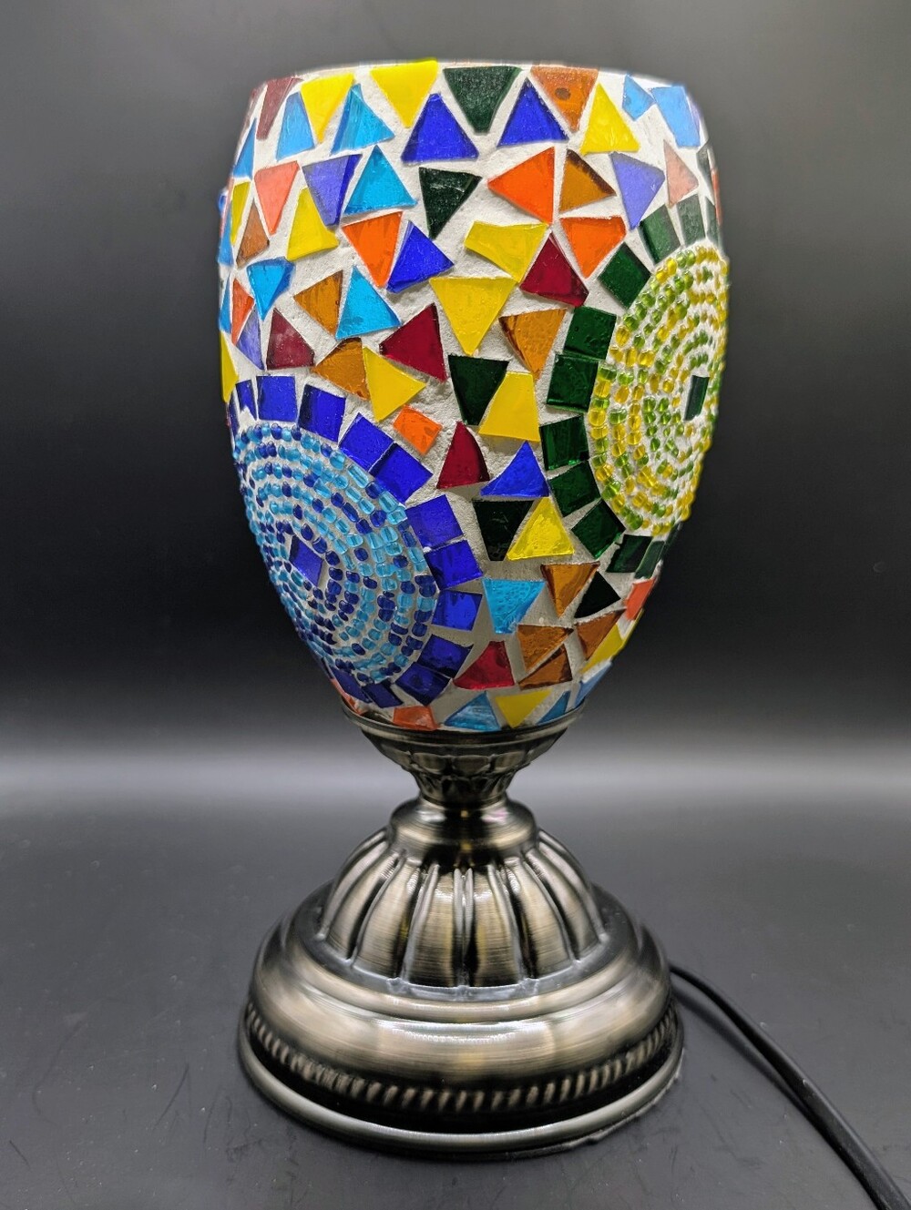 Turkish Glass Mosaic Table Lamp